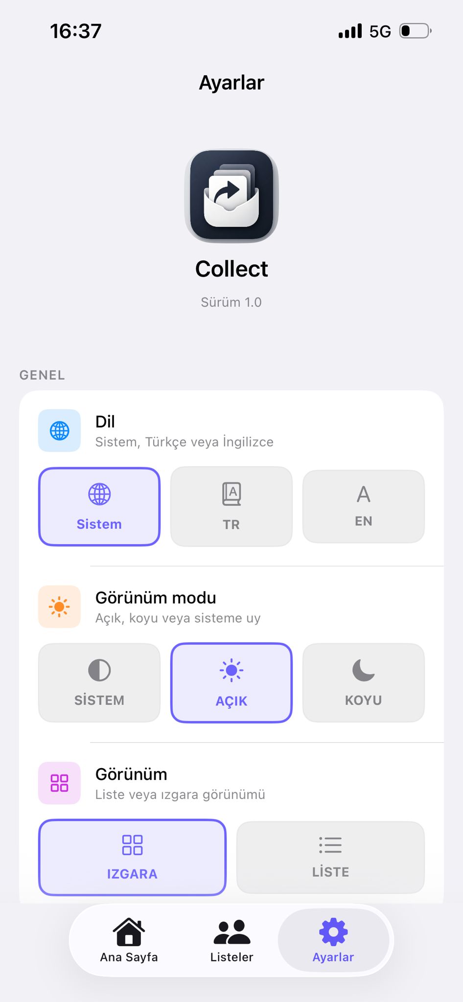 Collect screenshot 3